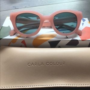 Carla Colour pink burton sunglasses